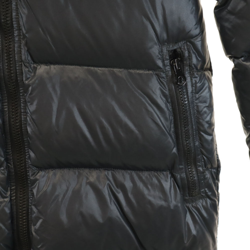 DUVETICA デュベティカ カッパ ダウンジャケット 38 チャコールグレー フォックスファー付き KAPPA レディース