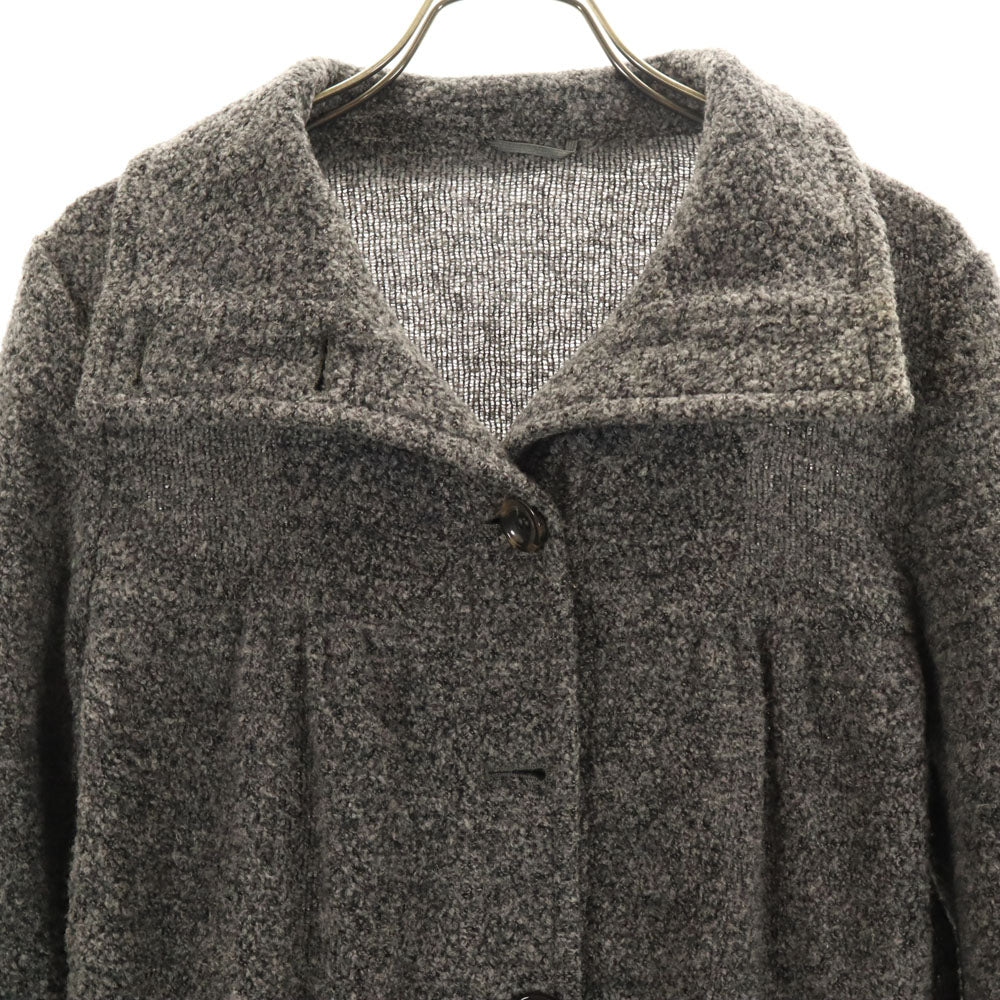 MAX MARA WEEK END LINE マックスマーラウィークエンドライン パイル ニットジャケット 40 グレー レディース