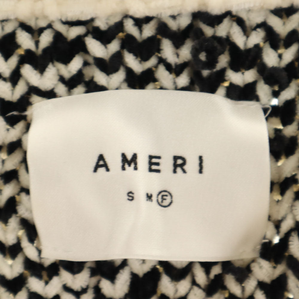 AMERI UNDRESSED アメリ 1920131030 長袖 セーター F アイボリー ニット SHOUJI BRAID KNIT TOP レディース