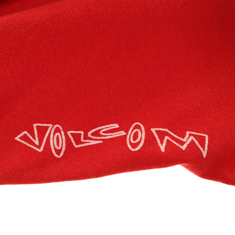 ボルコム 90s USA製 オールド 長袖 スウェット トレーナー L レッド VOLCOM メンズ