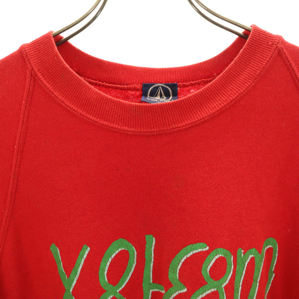 ボルコム 90s USA製 オールド 長袖 スウェット トレーナー L レッド VOLCOM メンズ