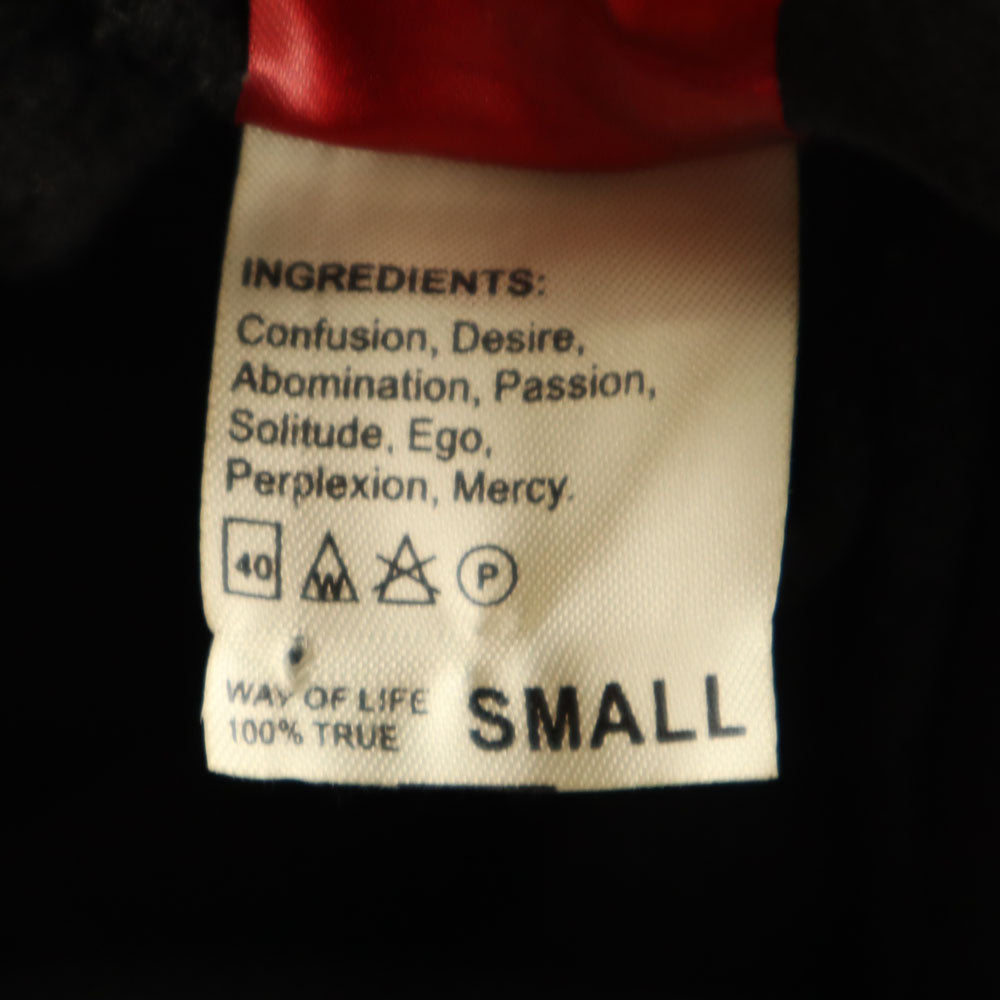 WTAPS ダブルタップス 長袖 スウェットパーカー S ブラック 裏起毛 メンズ