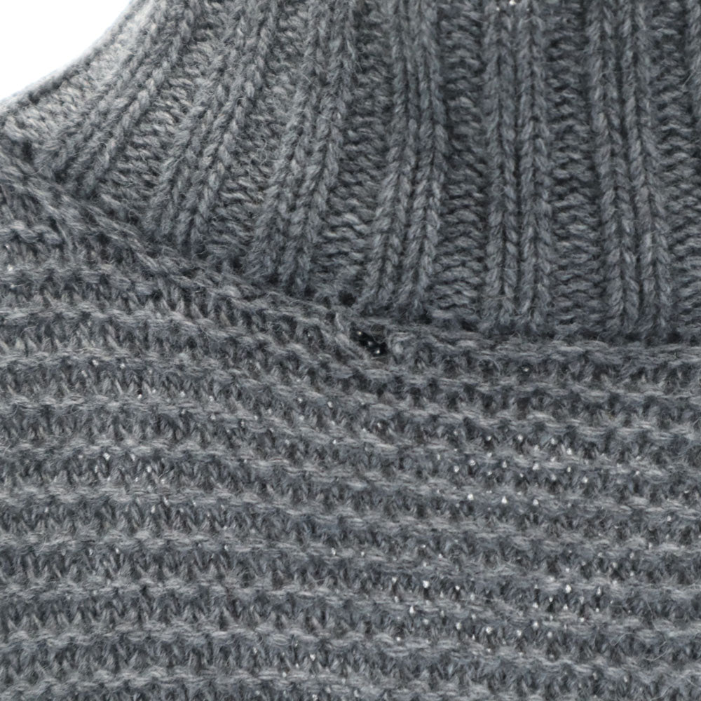 Mila Owen ミラオーウェン ウールブレンド 長袖 セーター 0 グレー ニット レディース