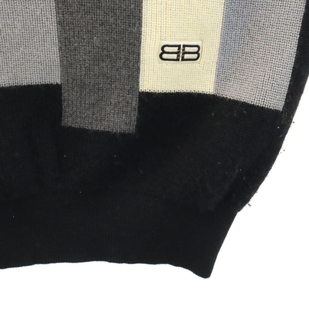 BALENCIAGA SPORT バレンシアガ スポーツ 90s オールド 長袖 セーター M ブラック ニット メンズ