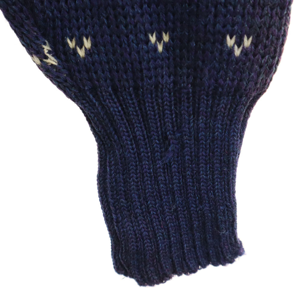 Billy Buck 70s 80s ヴィンテージ ノルディック柄 長袖 セーター M ネイビー ニット レディース