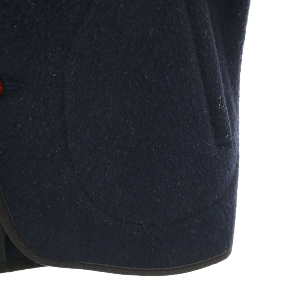 Danton ダントン ウールブレンド ジャケット 36 ネイビー くるみボタン レディース