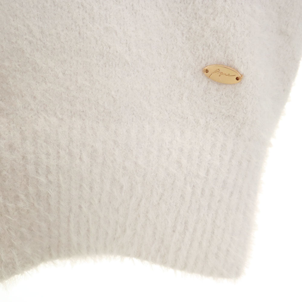 ジェラートピケ 長袖 Vネックカーディガン ルームウェア 上下 セットアップ F グレー gelato pique ふわモコ レディース