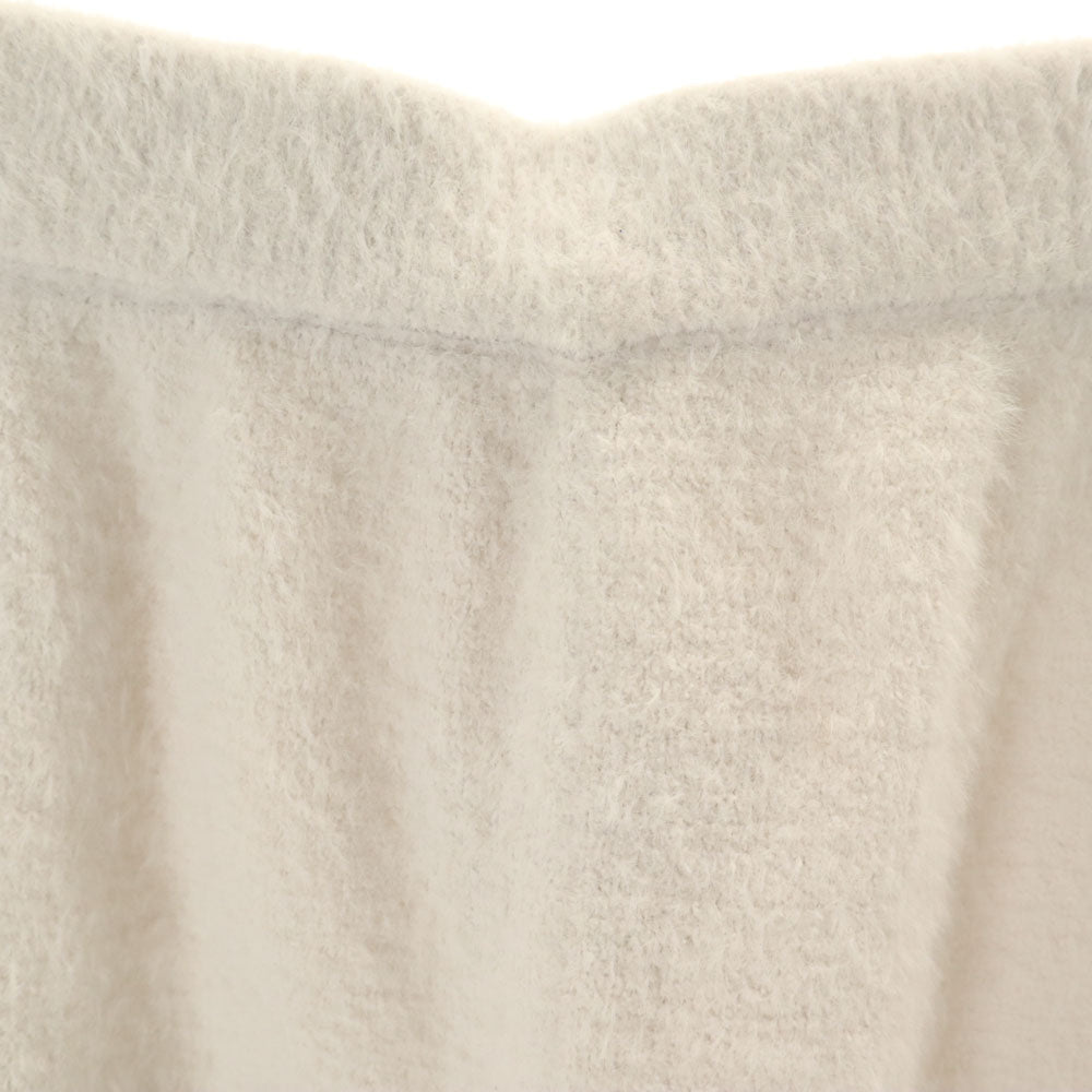 ジェラートピケ 長袖 Vネックカーディガン ルームウェア 上下 セットアップ F グレー gelato pique ふわモコ レディース