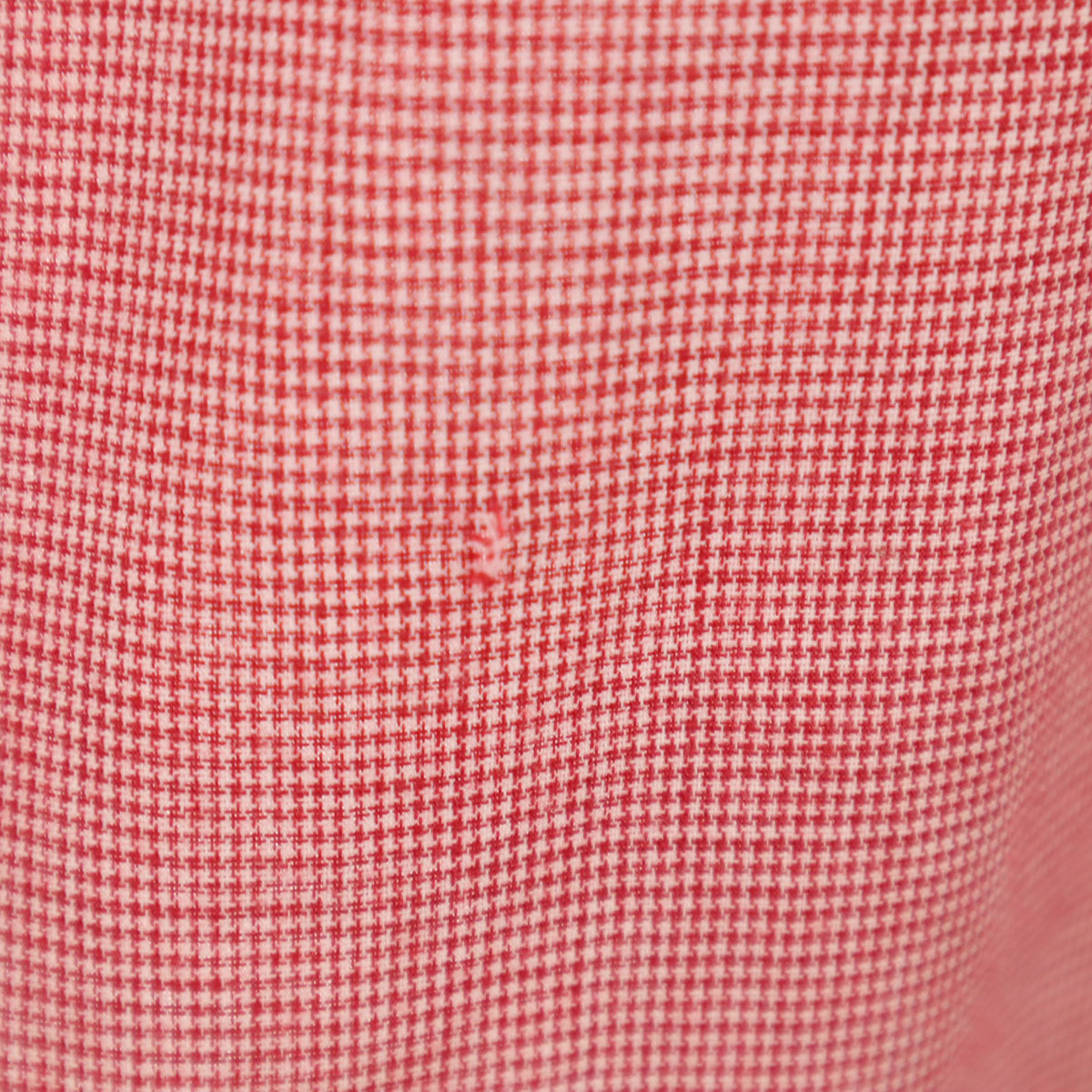 Manhattan マンハッタン 70s ヴィンテージ カナダ製 衿芯 長袖 ボタンダウンシャツ レッド メンズ