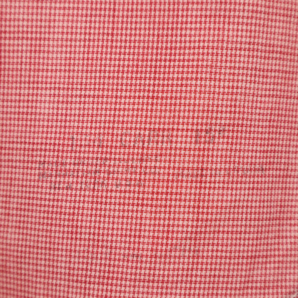 Manhattan マンハッタン 70s ヴィンテージ カナダ製 衿芯 長袖 ボタンダウンシャツ レッド メンズ