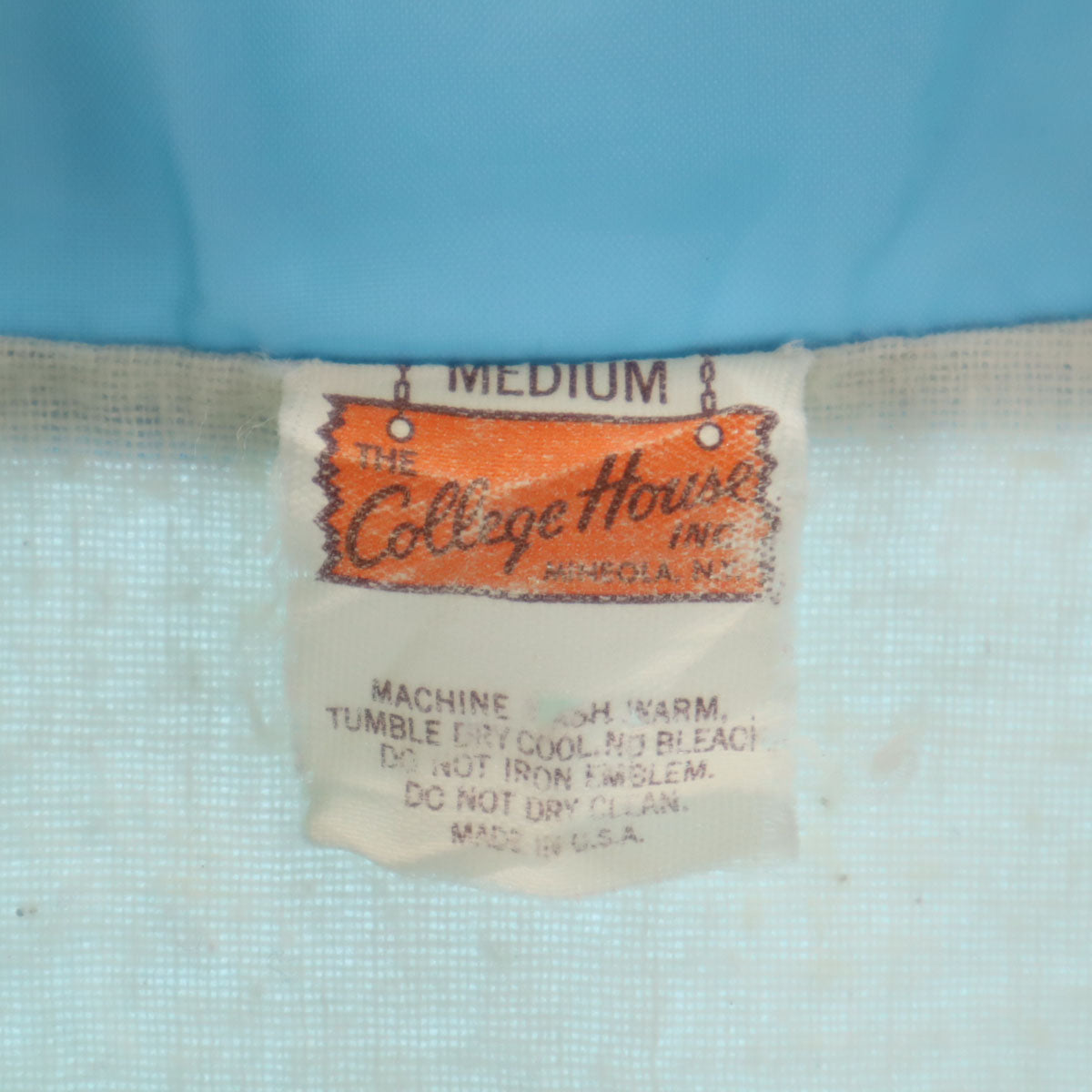 Collge House ザカレッジハウス 80s USA製 ヴィンテージ コーチジャケット M ブルー メンズ