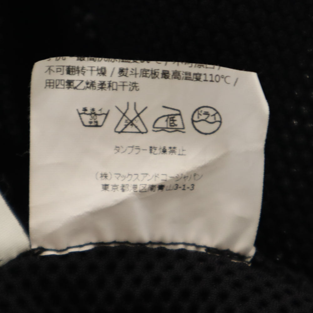 MAX&CO マックスアンドコー ジャケット S ブラック メッシュ レディース