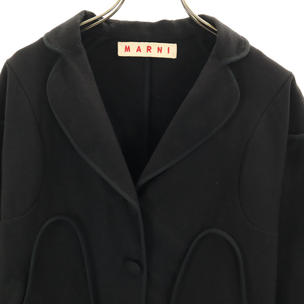 MARNI マルニ ウール ジャケット 40 ブラック レディース
