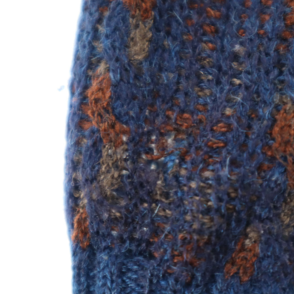 YVES SAINT LAURENT イヴサンローラン 90s オールド Vネック ニットベスト M ネイビー メンズ