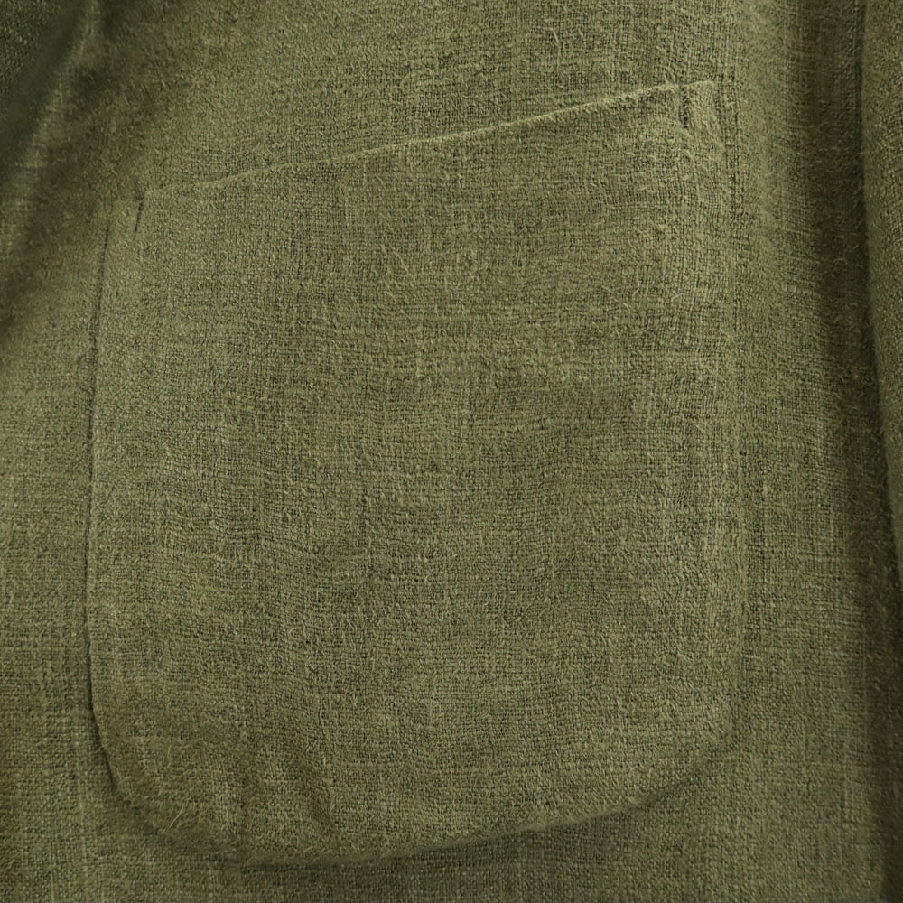 ISSEY MIYAKE イッセイミヤケ 日本製 ほうり布 テーラードジャケット XL オリーブ系 ブレザー メンズ