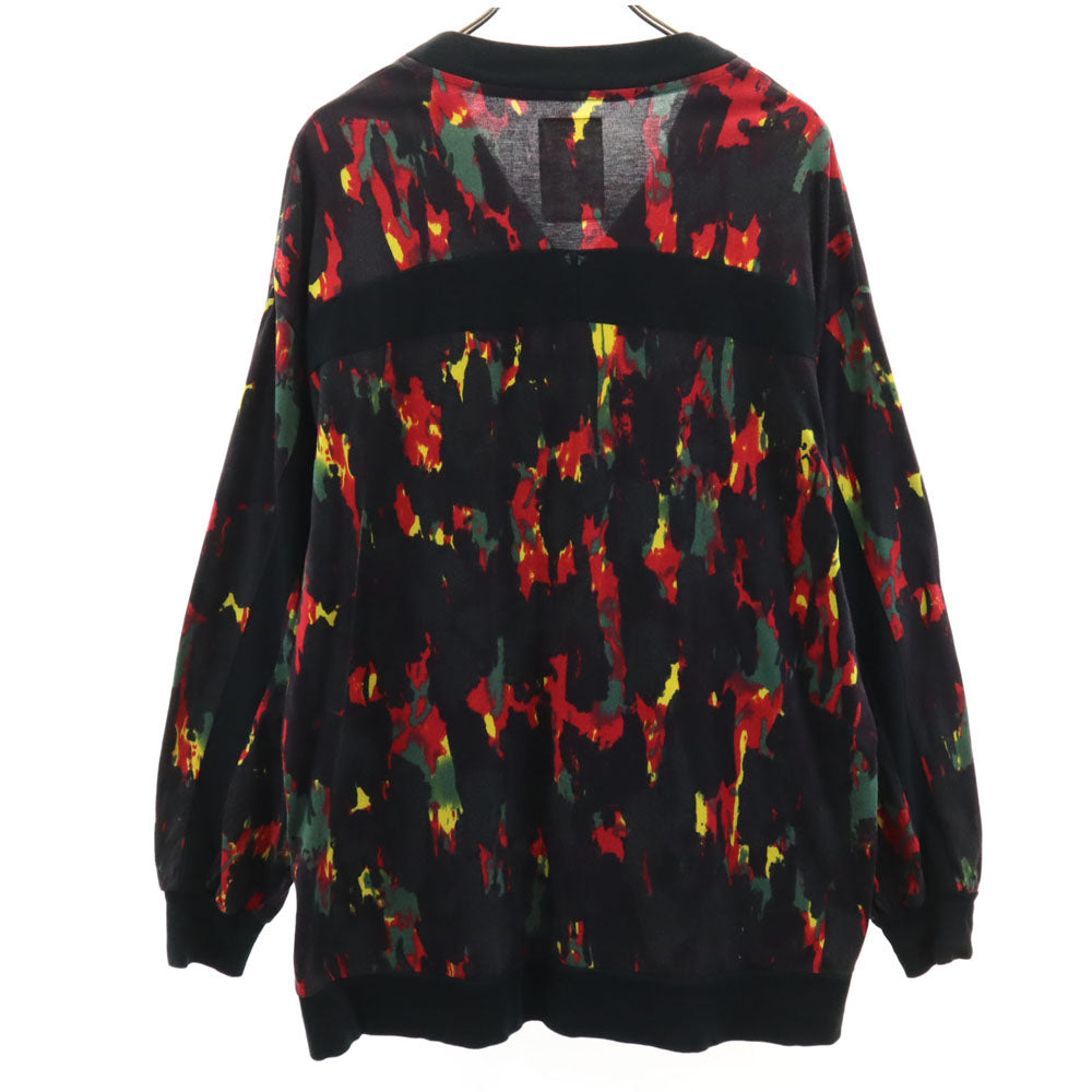 SHAREEF シャリーフ 日本製 長袖 Vネック カットソー 2 ブラック メンズ