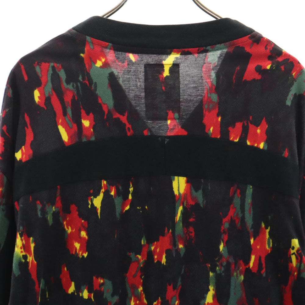 SHAREEF シャリーフ 日本製 長袖 Vネック カットソー 2 ブラック メンズ