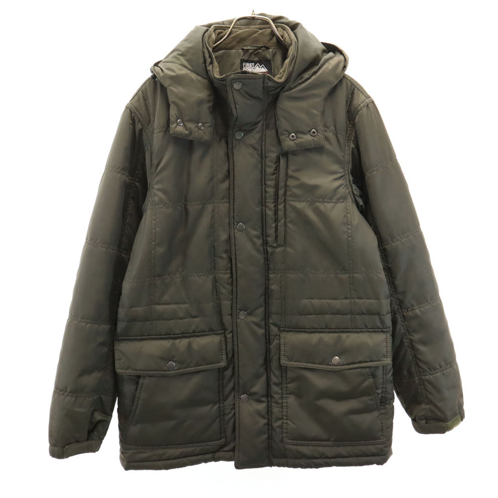 FIRSTDOWN ファーストダウン 中綿ジャケット L カーキ メンズ