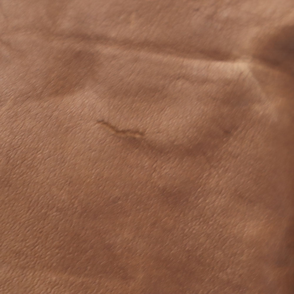 JNTERENSE 韓国製 牛革 レザージャケット L ブラウン メンズ