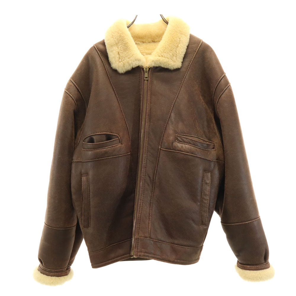 シープスキン　B3タイプ　ムートンジャケット インターナショナル USA製 B-3タイプ シープスキン ムートンジャケット