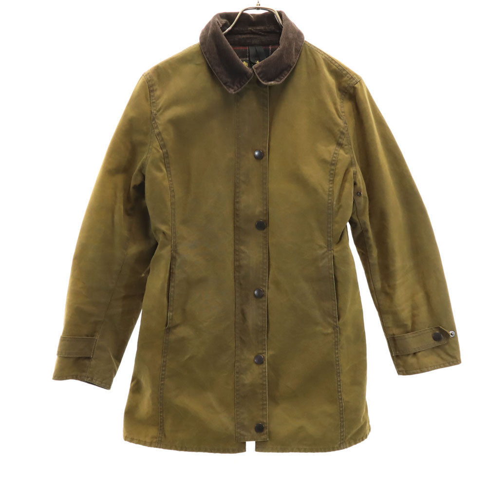 バブアー イングランド製 3ワラント ニューマーケット オイルドジャケット 10 カーキブラウン Barbour 中綿入り レディース