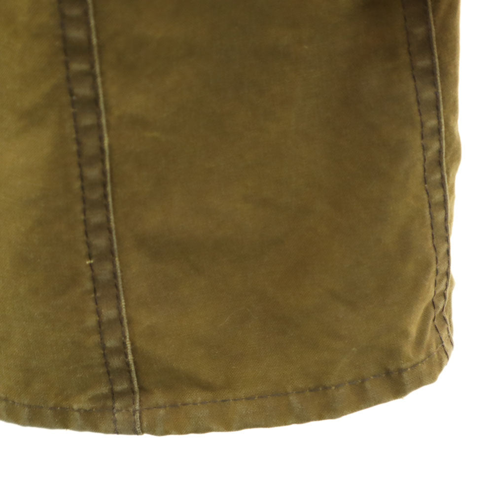 Barbour バブアー イングランド製 3ワラント ニューマーケット オイルドジャケット 10 カーキブラウン 中綿入り レディース