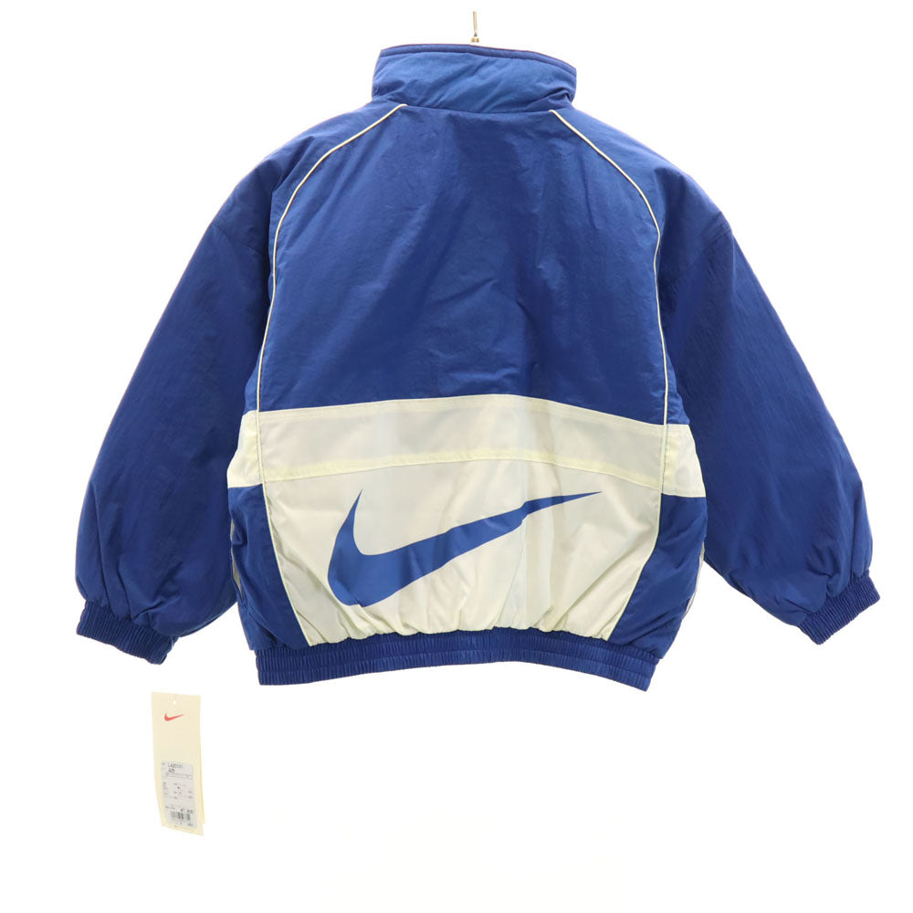 未使用 NIKE ナイキ 90s オールド 白タグ 未使用 ナイロンジャケット XS ブルー 裏キルティング タグ付き キッズ
