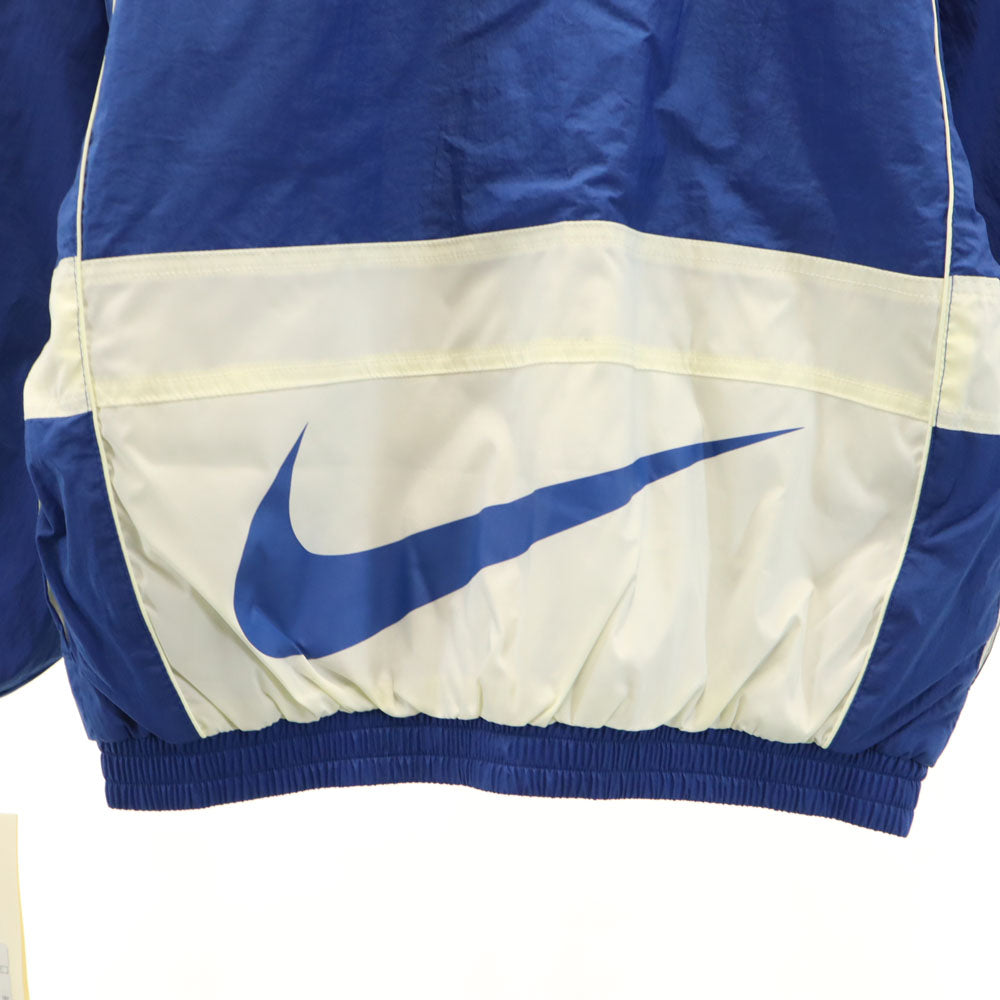 未使用 NIKE ナイキ 90s オールド 白タグ 未使用 ナイロンジャケット XS ブルー 裏キルティング タグ付き キッズ