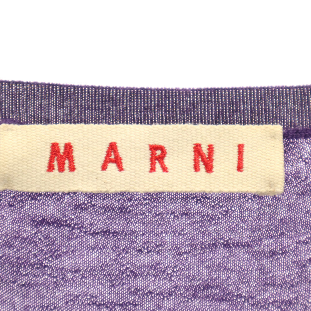 MARNI マルニ イタリア製 カシミヤ100% 長袖 ニット 40 パープル セーター レディース