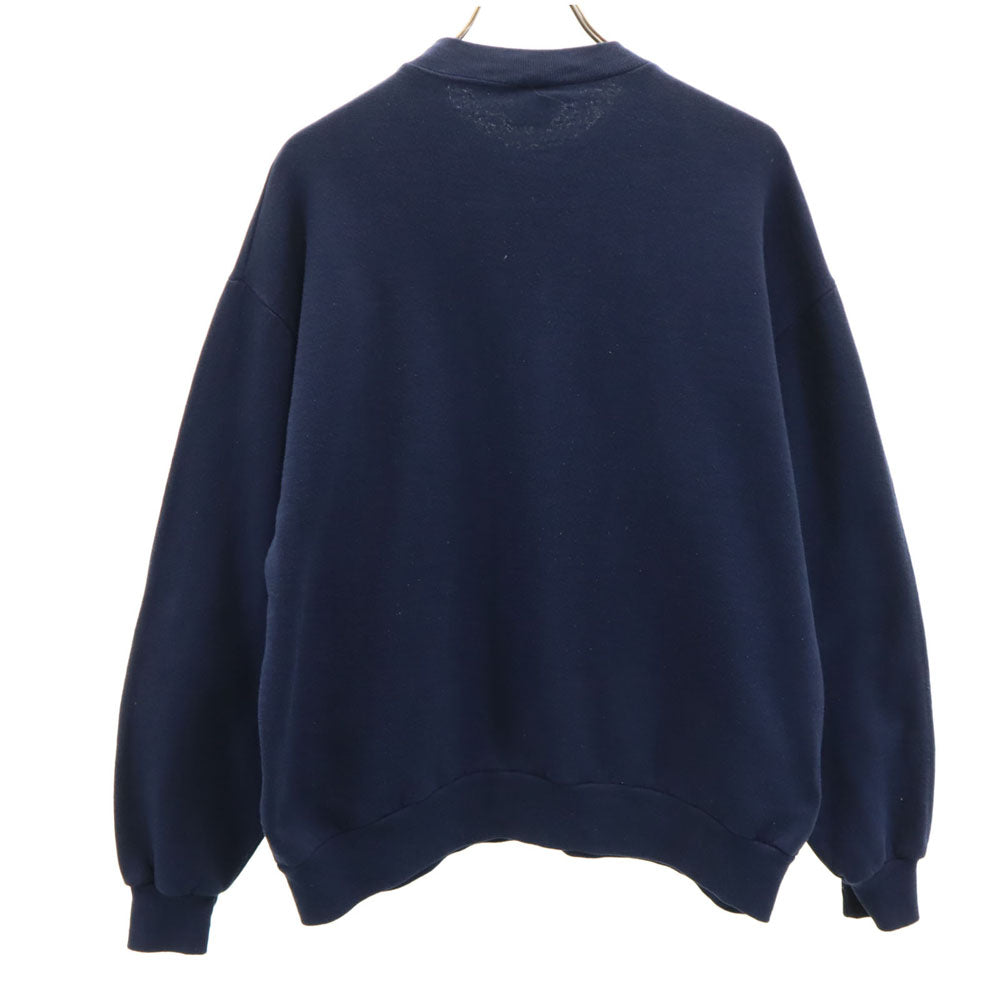 Velva Sheen ベルバシーン 90s オールド ミッキーマウス 長袖 スウェット トレーナー L ネイビー ディズニー メンズ