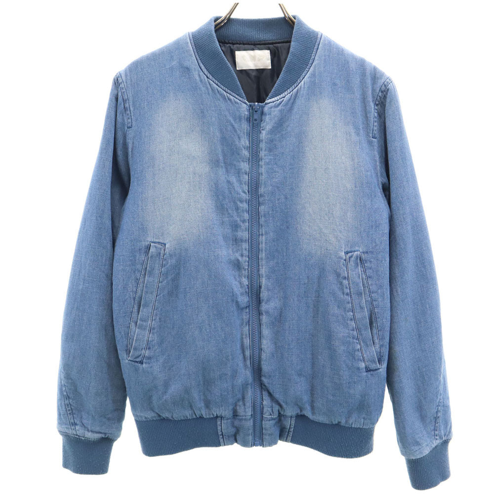 エルエイチピー シャンブレー 中綿ジャケット S ウォッシュブルー L.H.P Lazy Hazy Planet ブルゾン メンズ