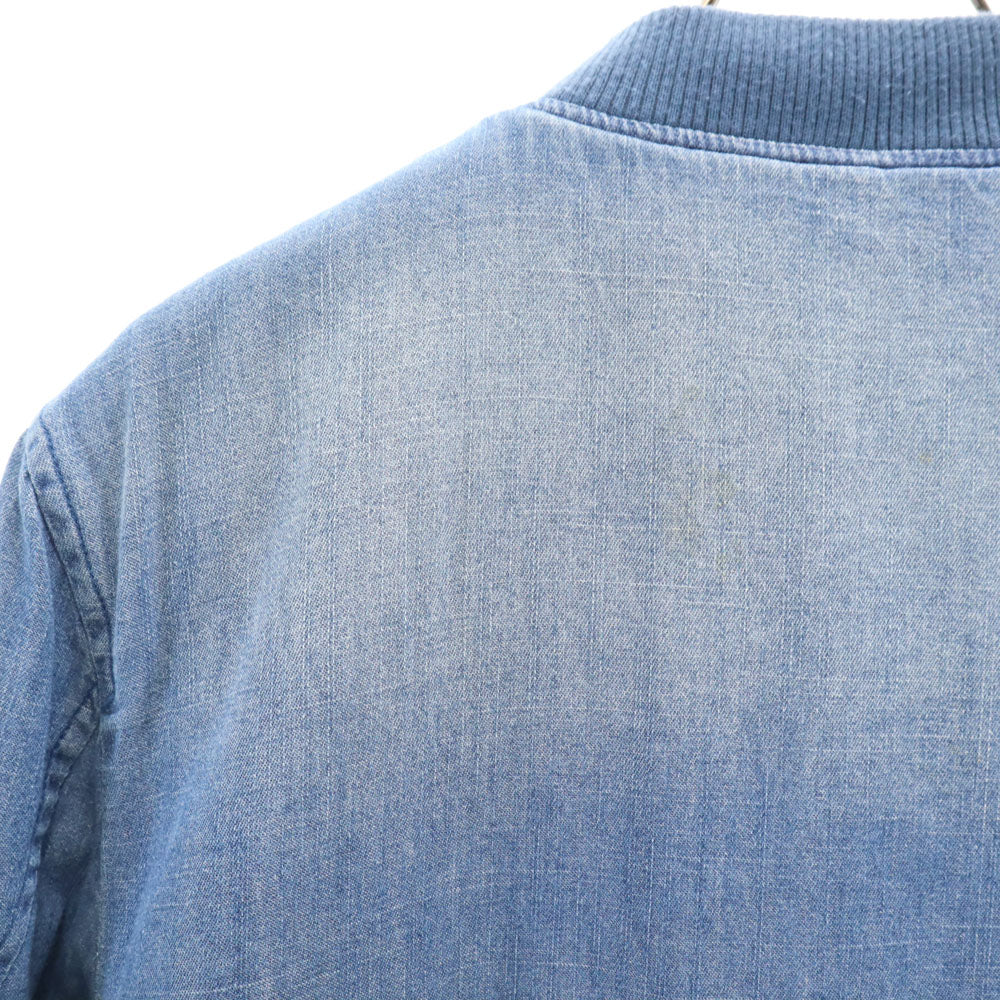 エルエイチピー シャンブレー 中綿ジャケット S ウォッシュブルー L.H.P Lazy Hazy Planet ブルゾン メンズ