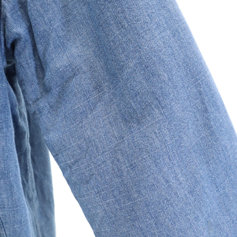 エルエイチピー シャンブレー 中綿ジャケット S ウォッシュブルー L.H.P Lazy Hazy Planet ブルゾン メンズ