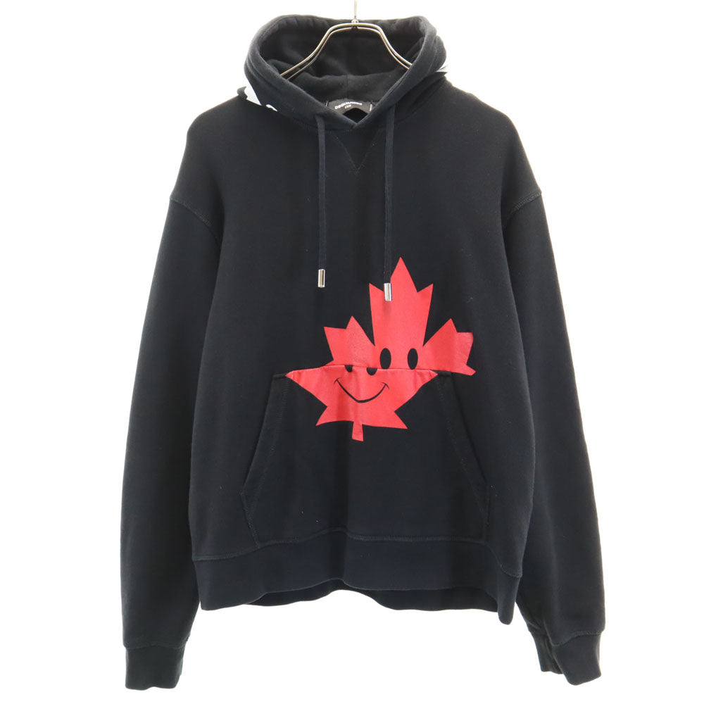 DSQUARED2 ディースクエアード イタリア製 長袖 パーカー XXS ブラック プルオーバー レディース