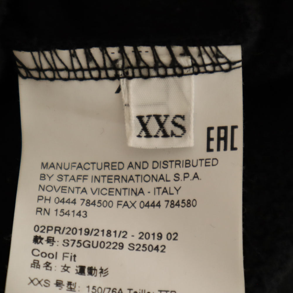 DSQUARED2 ディースクエアード イタリア製 長袖 パーカー XXS ブラック プルオーバー レディース