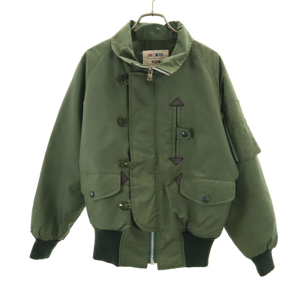 ヴァン 90s 80s オールド フライトジャケット M カーキ VAN メンズ VAN ヴァン 90s 80s オールド フライトジャケット M カーキ メンズ