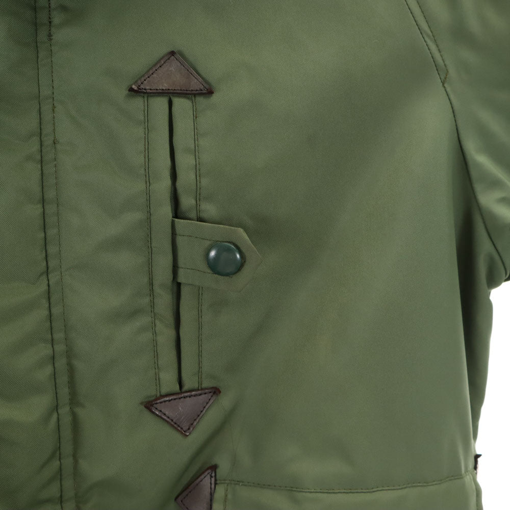 VAN ヴァン 90s 80s オールド フライトジャケット M カーキ メンズ