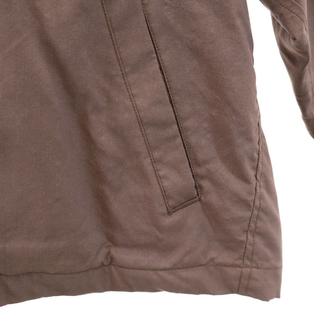 SHAREEF シャリーフ 日本製 バック刺繍 ドロップショルダー コーチジャケット 1 パープルブラウン系 メンズ