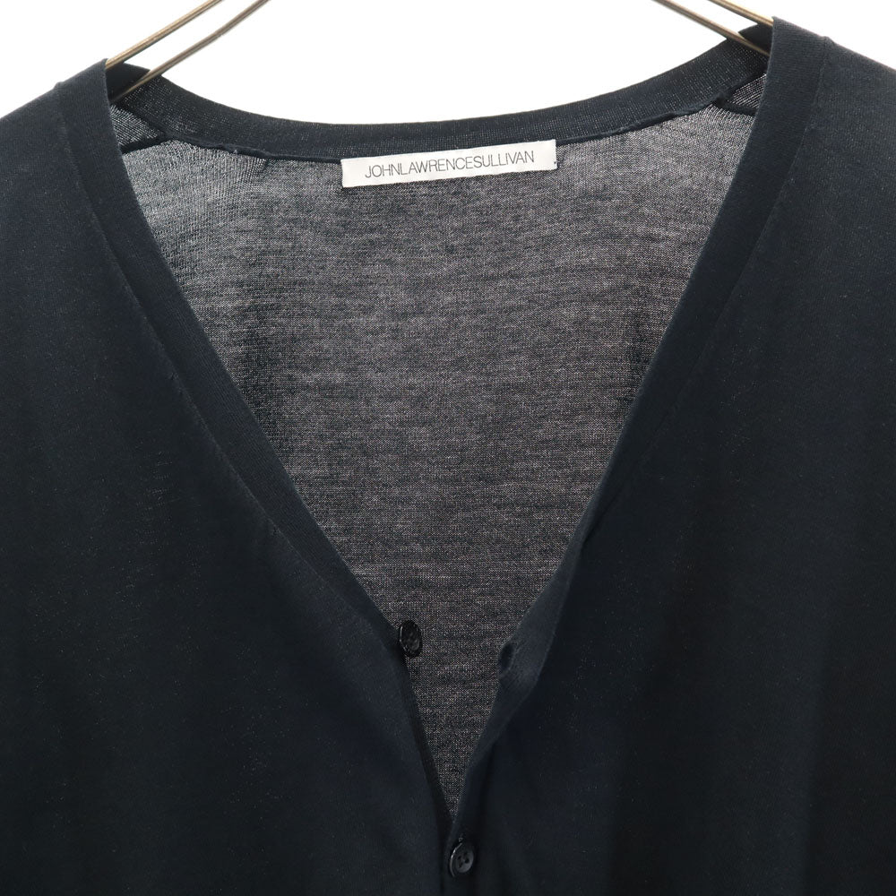 JOHN LAWRENCE SULLIVAN ジョンローレンスサリバン 長袖 ニットカーディガン M 濃紺 レディース