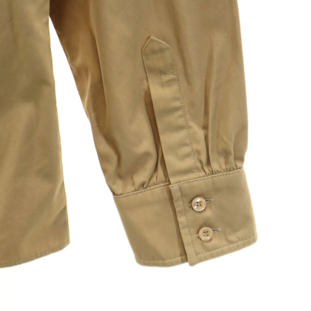 GIVENCHY ジバンシィ イタリア製 長袖 ドロップショルダー シャツ 42 ベージュ レディース