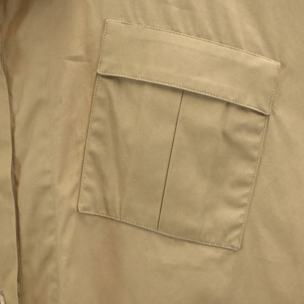 GIVENCHY ジバンシィ イタリア製 長袖 ドロップショルダー シャツ 42 ベージュ レディース