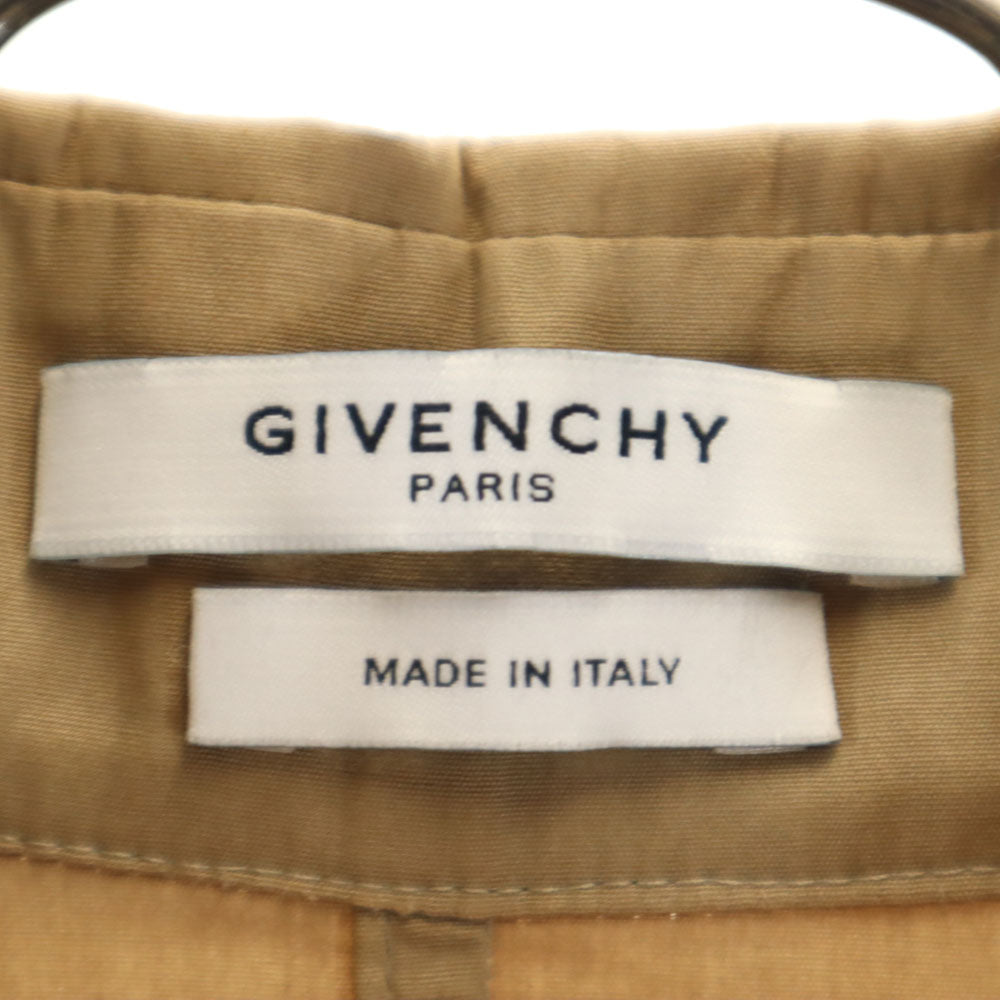 GIVENCHY ジバンシィ イタリア製 長袖 ドロップショルダー シャツ 42 ベージュ レディース