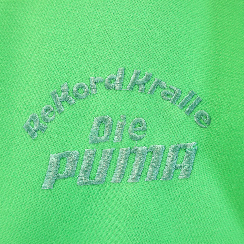 PUMA プーマ 80s 90s オールド トラックジャケット L 黄緑 ジャージ メンズ