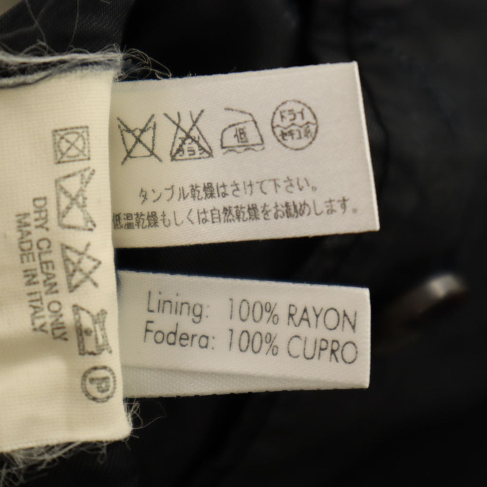 Salvatore Ferragamo サルヴァトーレフェラガモ イタリア製 テーラードジャケット 52 濃紺 ビッグサイズ ブレザー メンズ