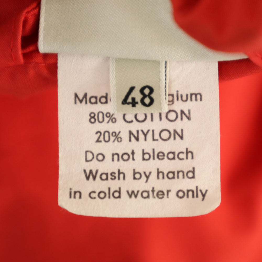 DRIES VAN NOTEN ドリスヴァンノッテン ベルギー製 テーラードジャケット 48 レッド ブレザー アンコン メンズ