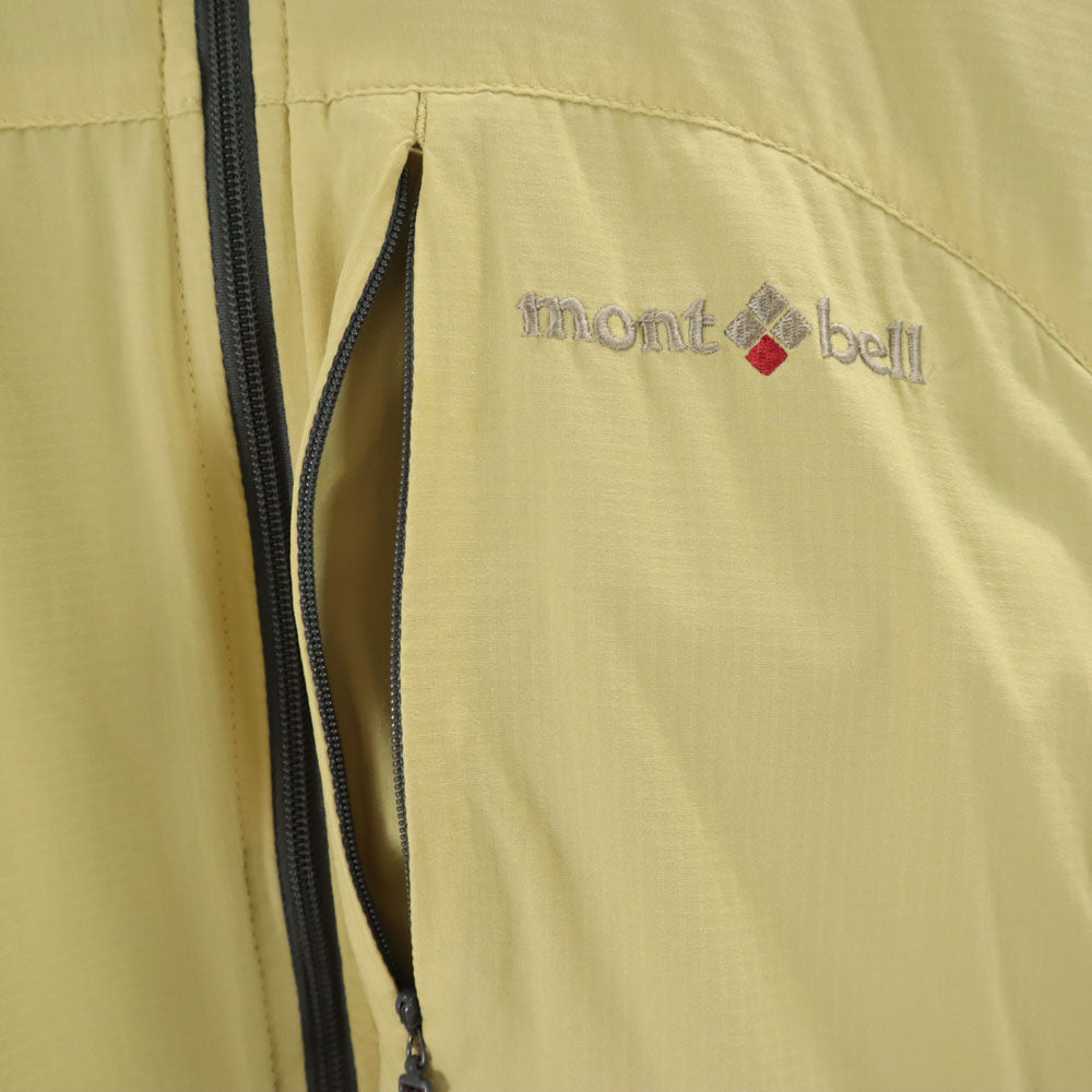 モンベル ライトシェル ジャケット S イエローベージュ mont-bell アウトドア メンズ