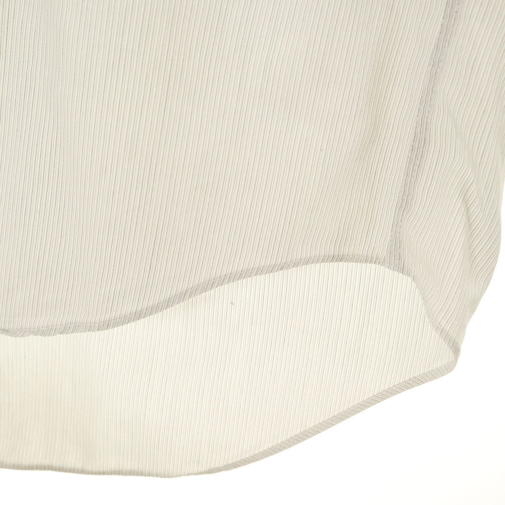 ミラショーン 日本製 ストライプ柄 長袖 シャツ ブルー系 mila schon メンズ