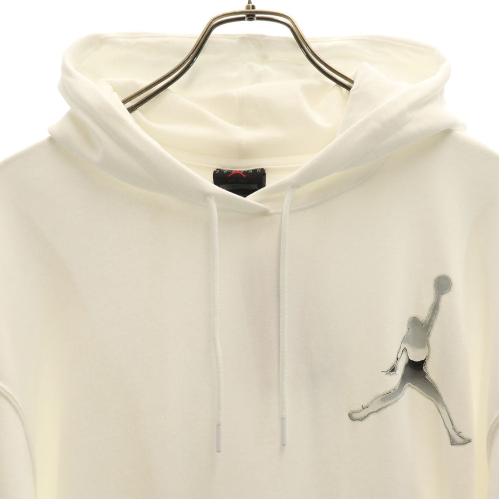 未使用 AIR JORDAN エアジョーダン 長袖 スウェットパーカー L ホワイト NIKE ナイキ レディース