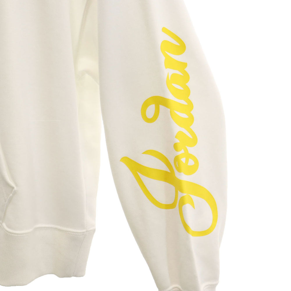 未使用 AIR JORDAN エアジョーダン 長袖 スウェットパーカー L ホワイト NIKE ナイキ レディース