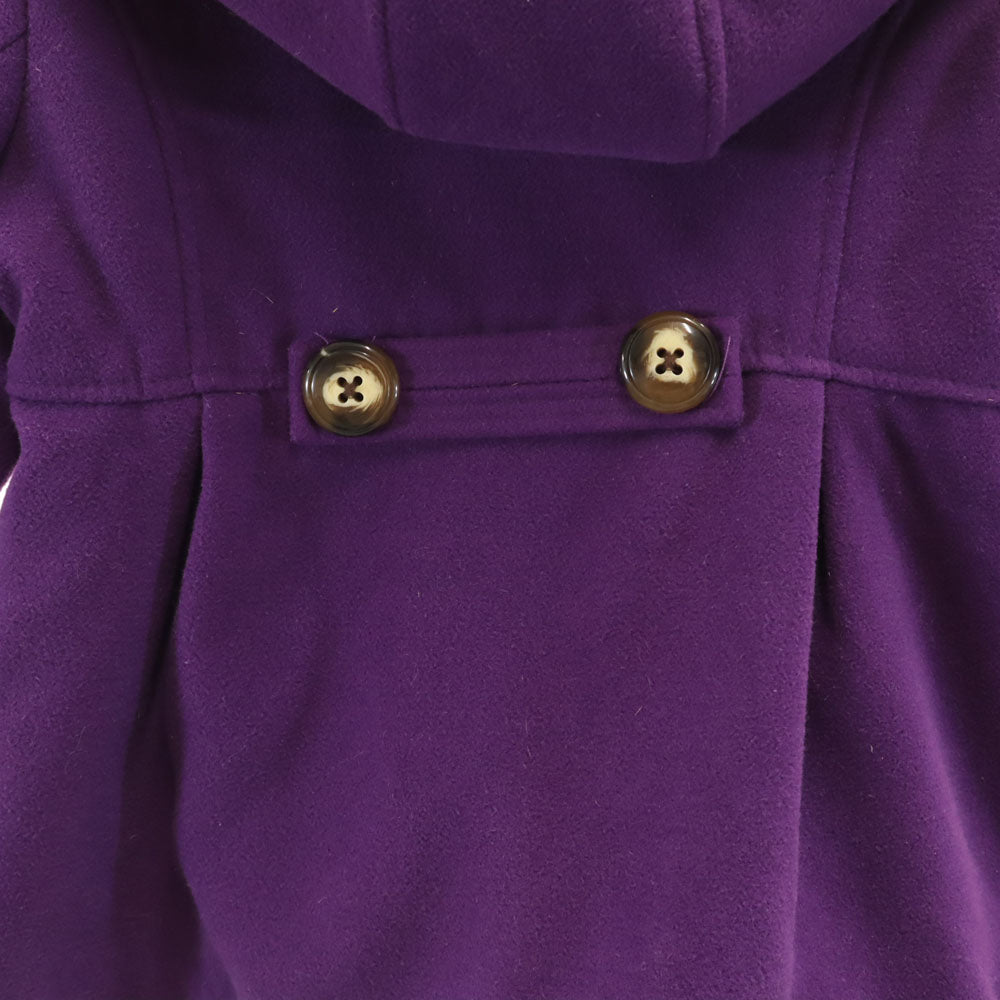 ロンドンフォグ ショート コート 7/8 パープル LONDON FOG ダブルブレスト キッズ